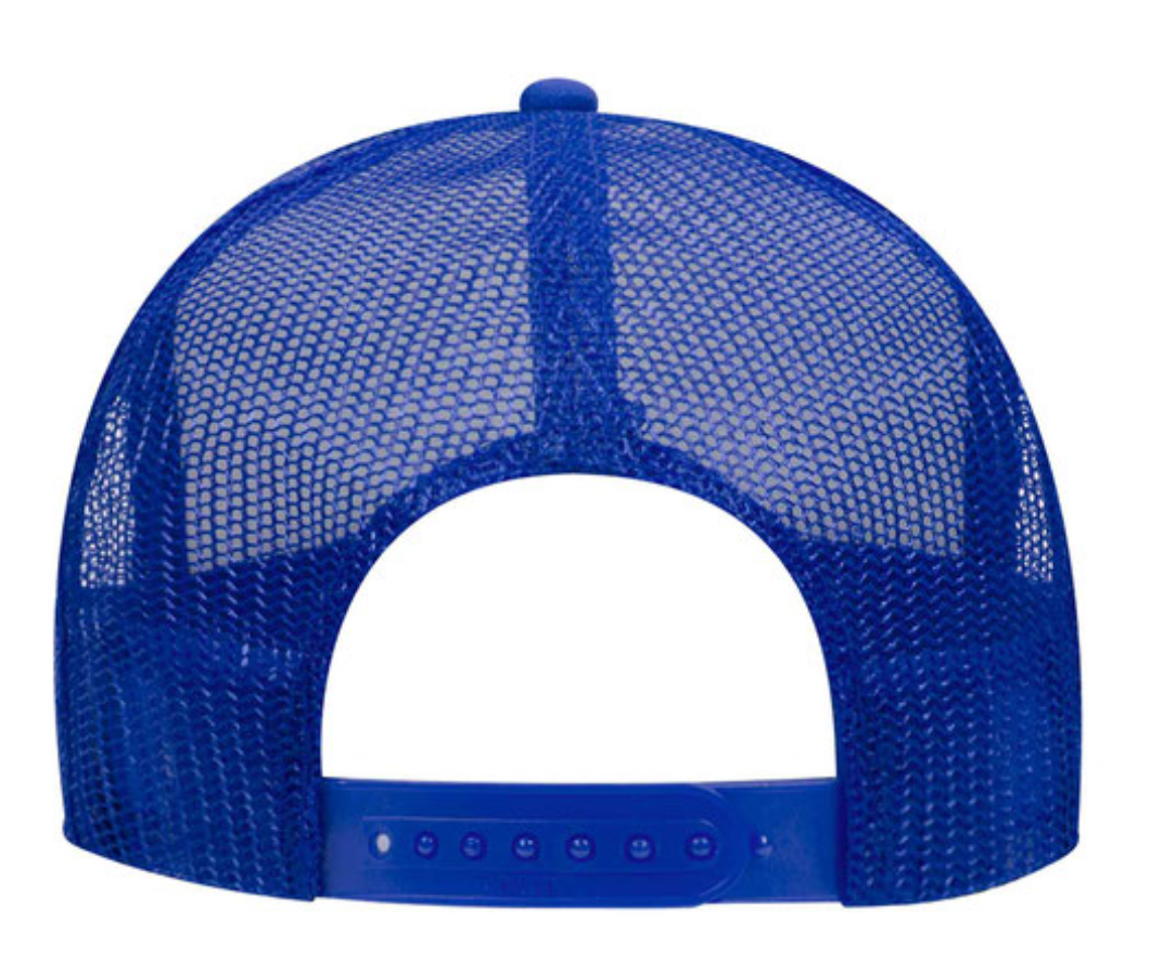 Tri Blue Foam Trucker