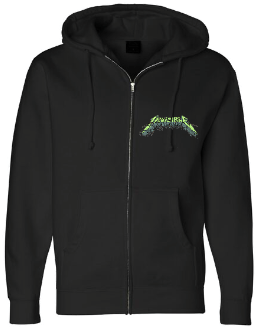 Justice Black Zip Hoodie