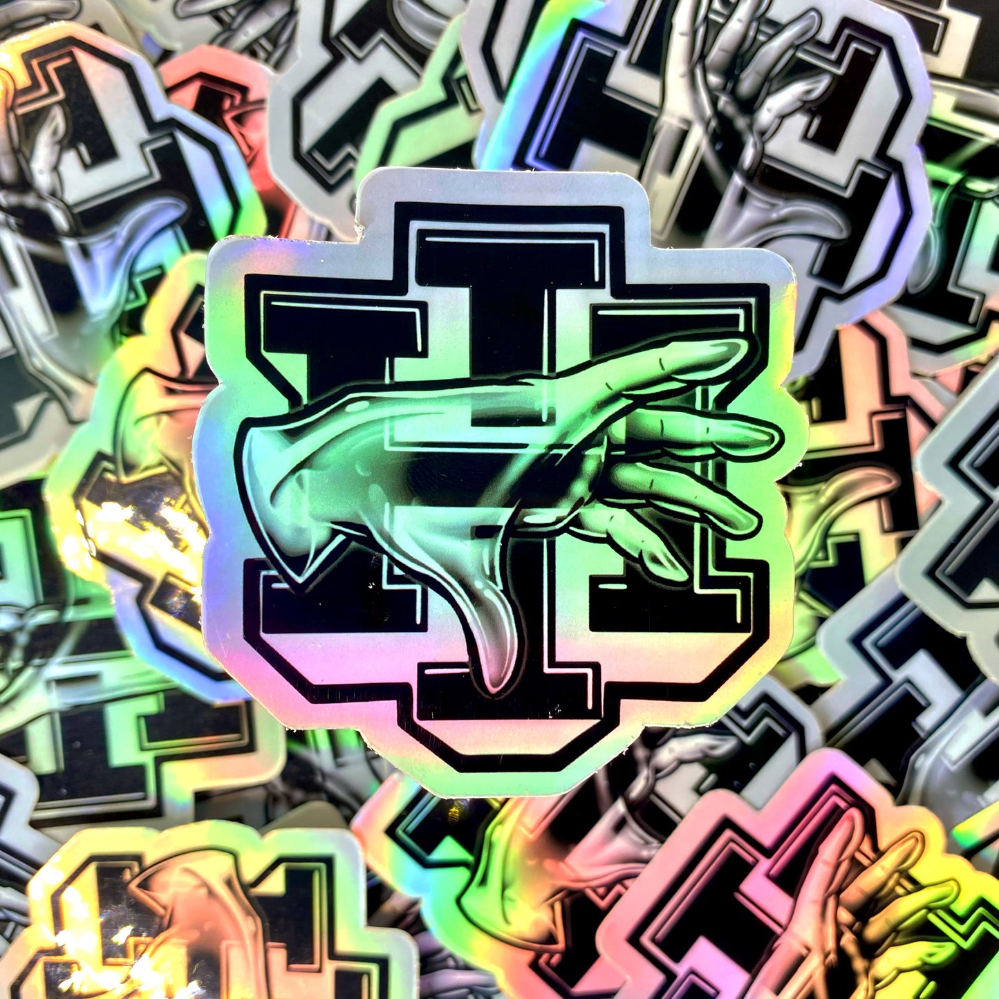 IH Varsity Holographic Sticker